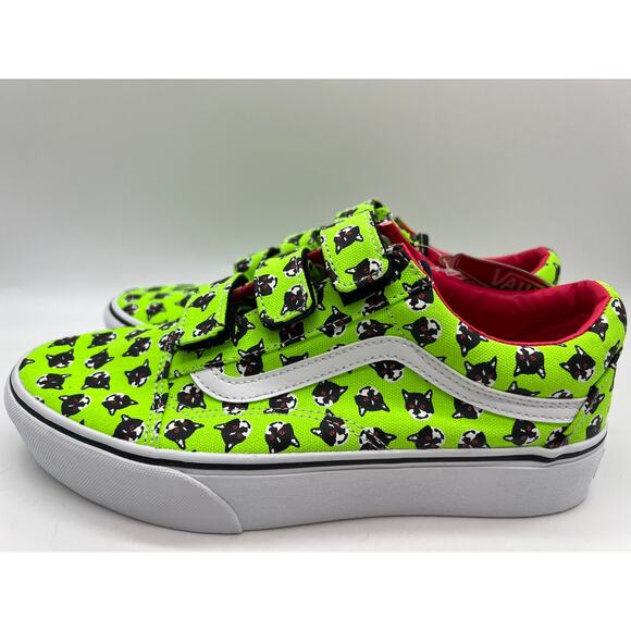 Vans Vault X Sarah Andelman Soko Old Skool Lime Green Size M8.5/W10 NEW - Picture 2 of 16